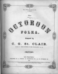 Octoroon polka / composed by C. G. St. Clair