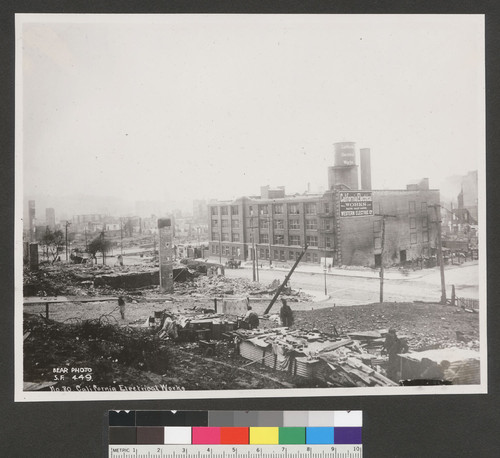 No. 80. California Electrical Works. [Second and Folsom Sts., from Rincon Hill. Refugee shelters in foreground.]