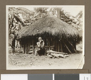 Village hut, Chogoria, Kenya, 1922