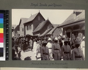 Funeral of Prime Minister, Madagascar, ca. 1900