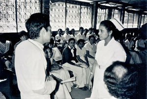UMN Nepal, Tansen Mission Hospital, 1991. Klinisk undervisning af sygeplejestuderende