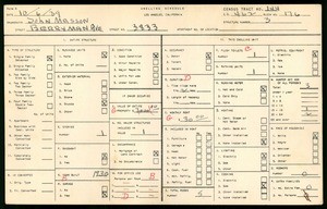 WPA household census for 3833 BERRYMAN AVE, Los Angeles County