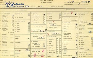 WPA household census for 119 S MATHEWS, Los Angeles