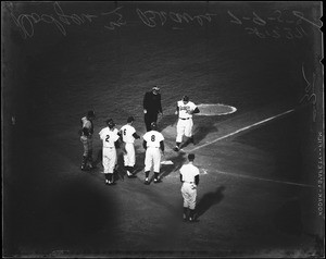 Baseball--Dodgers versus Braves, 1958
