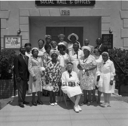 Seniors at Bethel AME, Los Angeles, 1972