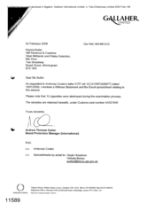[Letter from Andrew Thomas Carter to Razina Butler regarding Ambrose Cooke's letter CTIT ref AC121/05F]]