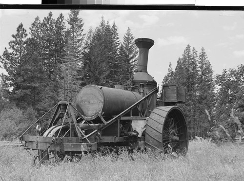 The Old Steam Tractor