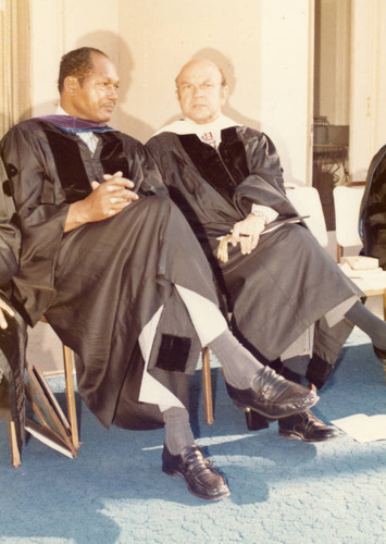Mayor Tom Bradley and Dr. M. Norvel Young (Color)