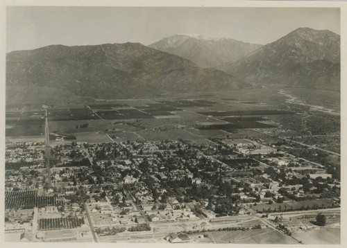 Aerial view of Pomona College