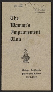The Woman's Improvement Club