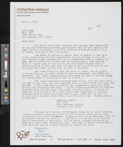 Jim Bradford, letters (1973)
