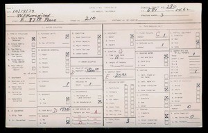WPA household census for 210 E 87TH PLACE, Los Angeles County