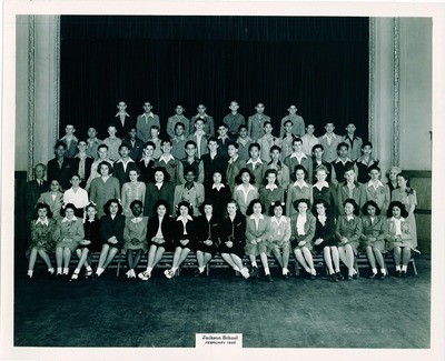 Stockton - Schools - Jackson: students, February 1945