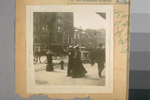 Two photos of South Side of Market St. bet. 3rd & 4th Sts. in 1900