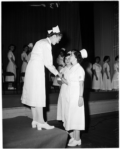 Nurse capping at General Hospital, 1953