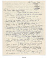 Letter from Peter Sensier to Vaddah Olcott Bickford, September 26, 1954