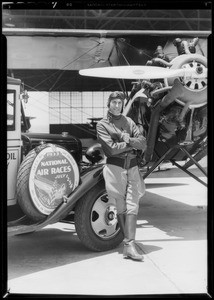 Publicity of air races, Los Angeles, CA, 1933