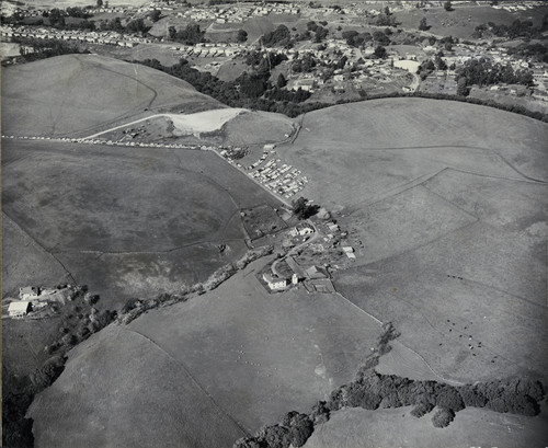 Photograph of the Hauschildt Ranch during the Groundbreaking Ceremony