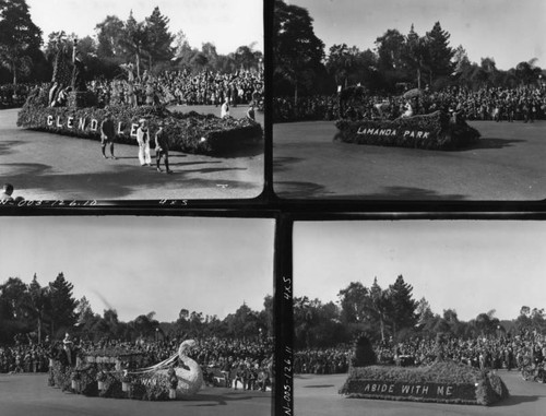 1928 Tournament of Roses, views 9-12
