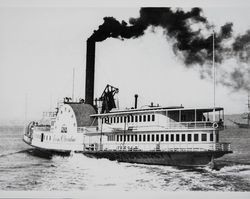 Steamship "James M. Donahue" on the San Francisco Bay, California, 1880s