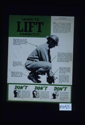 Learn to lift correctly