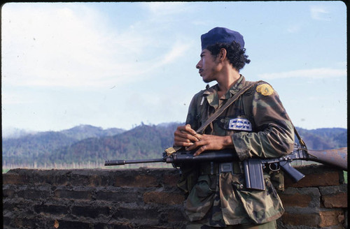 A young Contra soldier at El Porvenir Farm, Nicaragua, 1983
