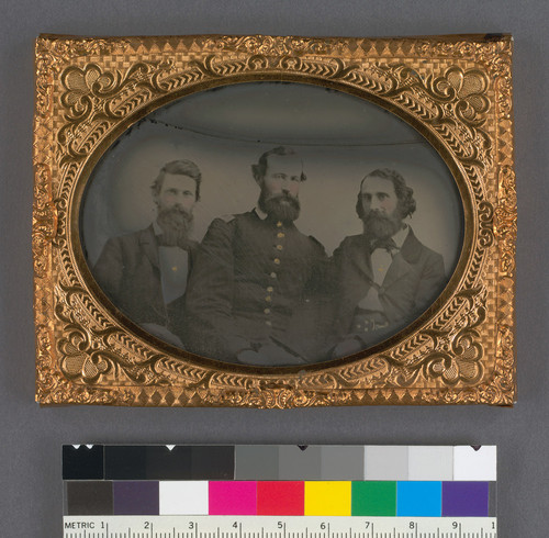 [Robert F. Moody, (Lieut.) Davis, and Edward Townsend]