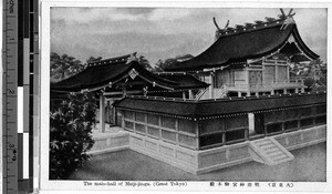 The main hall of Meiji-jingu, Tokyo, Japan, ca. 1920-1940