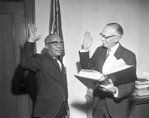 Lindsay Oath of Office, Los Angeles, 1963