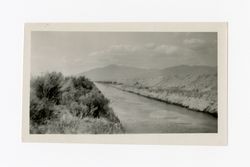 Los Angeles Aqueduct canal in Owens Valley