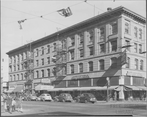 Hotel Clunie and Hale Brothers Department Store