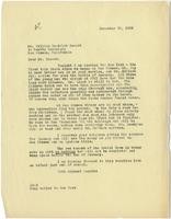 Letter from Julia Morgan to William Randolph Hearst, December 30, 1929