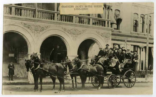 Coaching Party Hotel Green 1880 -1890