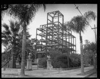 Santa Barbara County Courthouse under construction, Santa Barbara, [1925-1929]
