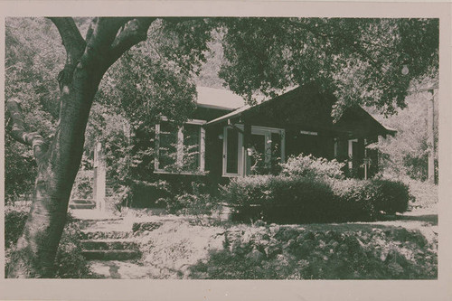 One of the main cottage houses ("Mariam's Manor") at the Chautauqua Assembly Camp in Temescal Canyon, Calif