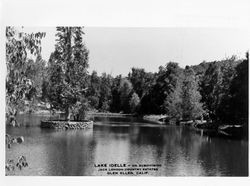 Lake Idelle on subdivision Jack London Country Estates, Glen Ellen, California
