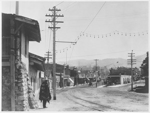 View of Alvarado Street from the Custom House, Monterey, California, ca.1890