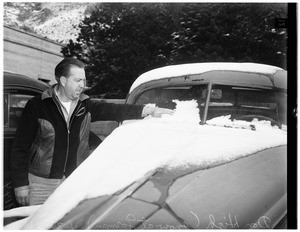 Snow on Ridge Route, 1951
