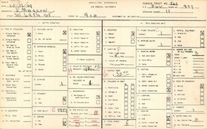 WPA household census for 910 WEST 64TH STREET, Los Angeles County
