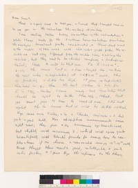 Letter to Ernest O. Lawrence from J. Robert Oppenheimer (page 1)