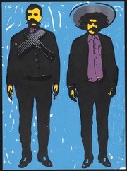 (Portrait of Emiliano Zapata and Pancho Villa)
