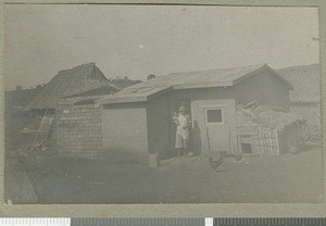 First brick house, Chogoria, Kenya, ca.1923
