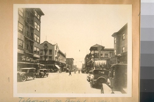 Telegraph Ave. Berkeley, in 1926