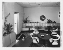 Cocktail lounge at Holiday Bowl, Santa Rosa, California, 1959