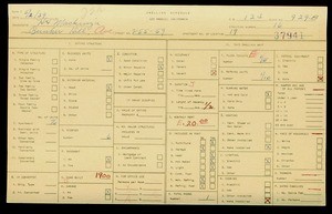 WPA household census for 255 BUNKER HILL, Los Angeles