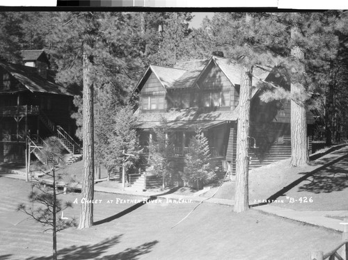 A Chalet at Feather River Inn, Calif