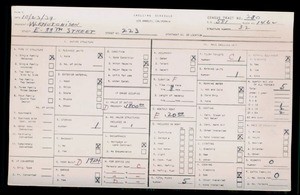 WPA household census for 223 E 88TH STREET, Los Angeles County