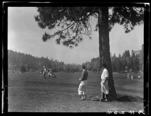 Golfers, Lake Arrowhead, 1929