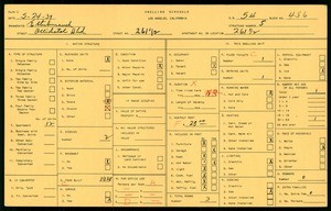 WPA household census for 261 1/2 OCCIDENTAL BLVD, Los Angeles