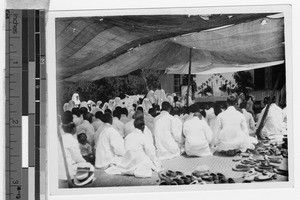 Fr. Francis Hong's first mass, Masan, Korea, ca. 1920-1940